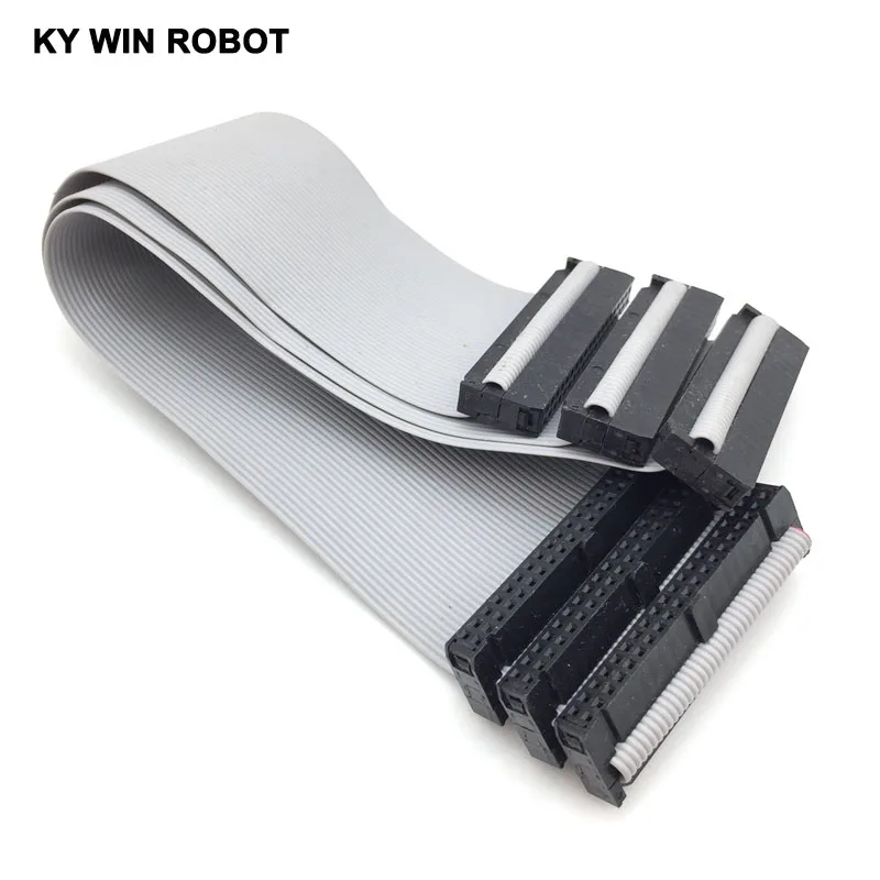 40 PIN Flat Ribbon Cable wires 300mm 30cm Spacing 2.54mm 40 Core GPIO Ribbon Cable for Raspberry Pi Model B / Model B+