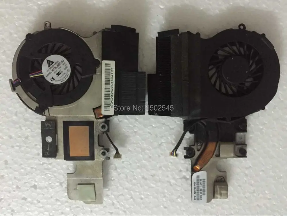 

Free shipping genuine original laptop I3 I5 CPU cooling fan for HP Elitebook 2540P heatsink & fan 598789-001 KSB0505HB 10PCS