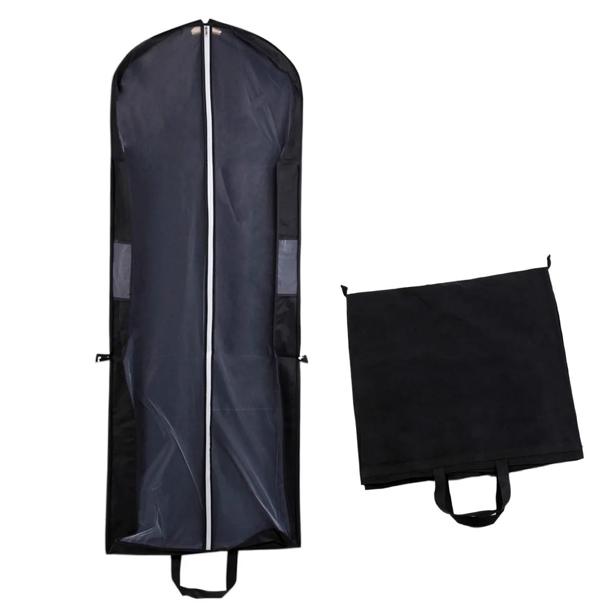 

Dress Suit Coat Garment Clothes Protective Portable Folding Non-woven Fabric Dust Proof Cover Clothes Bag Dress Cover Clothes