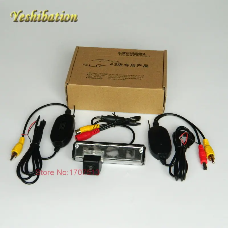 

Yeshibation Wireless CCD Reverse Back Up Camera For Mitsubishi Montero Sport 2008~2015 Parking Camera License Plate Light