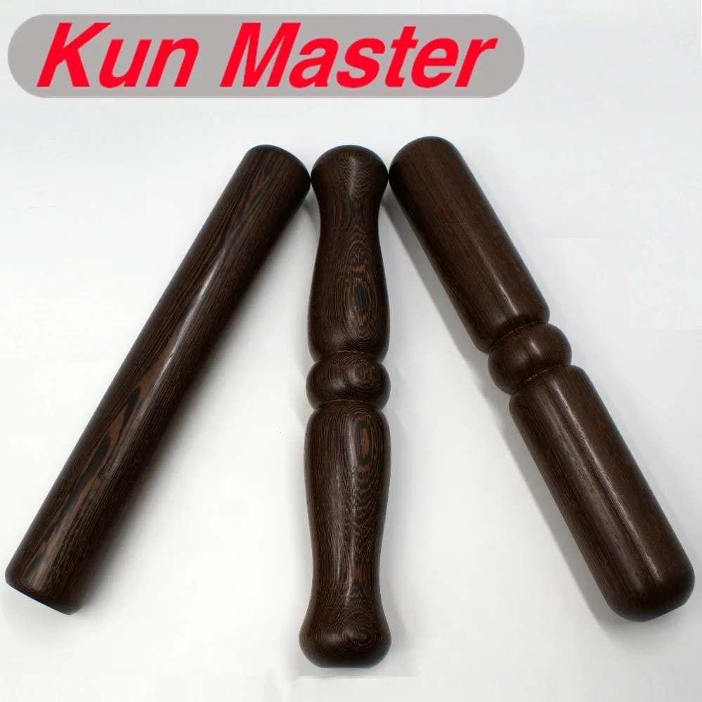 Natural Polished Smooth Not Paint  Tai Chi Stick  Wenge Wood Tai Chi Ruler Tai Chi Ban Diameter 50mm Length 33CM