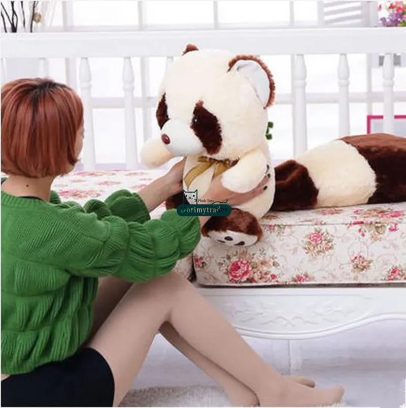 Dorimytrader New 24'' / 60cm Lovely Stuffed Soft Plush Giant Little Raccoon Koala Toy Nice Gift for Kids Free Shipping DY60799