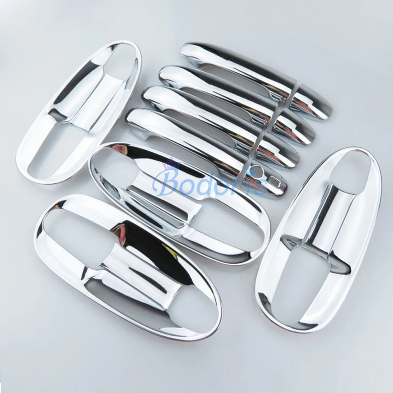 Car Styling Door Handle Cover and Bowl Chrome For Mercedes Benz Vito Valente Metris W447 2014 2015 2016 2017 2018 Accessories