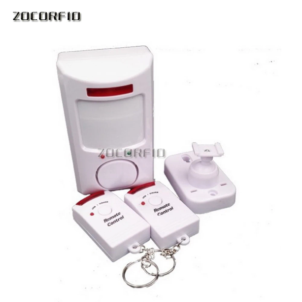 2 remote control infrared alarm /home alarm /remote burglar alarm infrared electronic dog new special