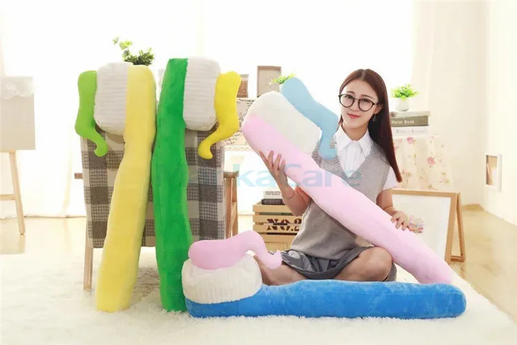 

Toothbrush shape pillow cushion washable creative gifts Dental Clinic gift teeth type Bolster Dentist gift free shipping