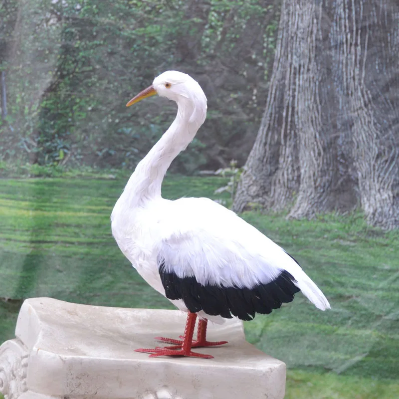 

large 40x35cm feathers Pelican model foam&feathers simulation Pelican handicraft,garden decoration gift a2698