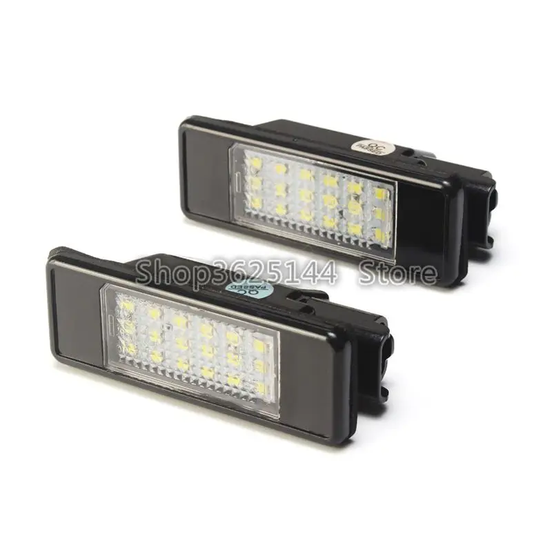 2PCS LED Number License plate light for Citroen Berlingo C2 C3 Pluriel Baujahr 2004 - 2009 C4 C5 Limousine C6 DS