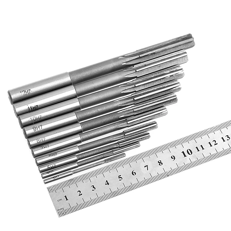 3-12mm HSS Straight Shank Chucking Reamer Machine Reamer Milling Cutter Tool