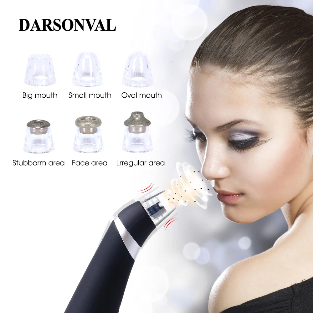 DARSONVAL Blackhead Cleaner Vacuum Pore Deep Cleaning Blackheads Acne Removal Microdermabrasion USB Rechargeble Beauty Care Tool