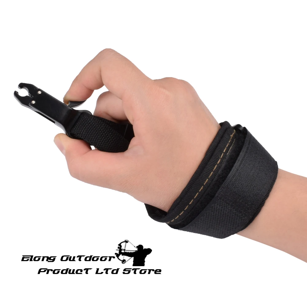1X Camo Color Release Aid Trigger Compound Bow Strap Shooting Hunting Accessories Wrist Archery Bow