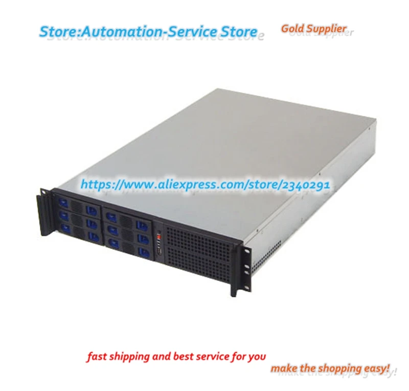 

2U S206 Server Case 6 Hard Disk Two CD Drive Big Board Support Cold Plug