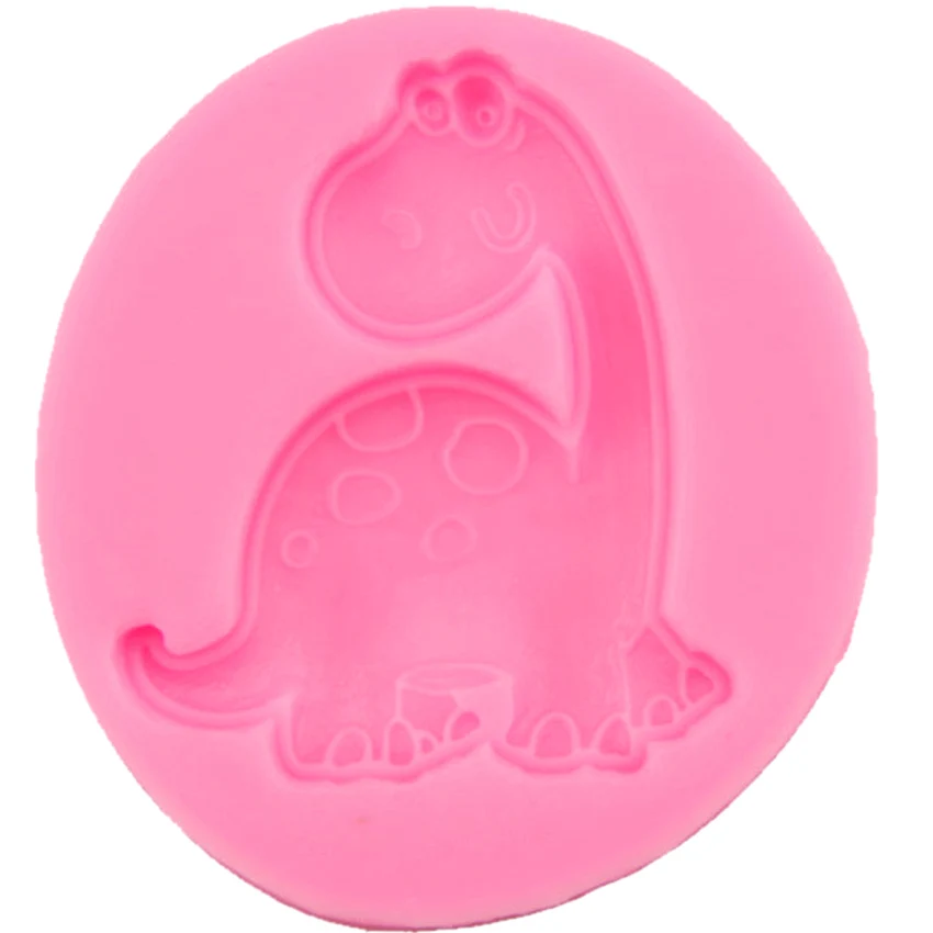 Dinosaur Dragon Silicone Molds Cookies Bread Lollipop Bakeware Baby Shower Ramadan Decoration Patisserie And Confectionery M595