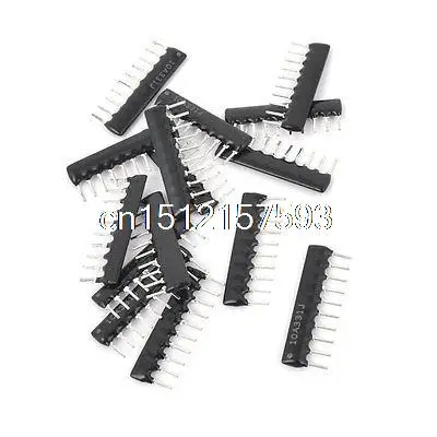 30 Pcs A10-331 330 ohm 2.54mm Pitch 10 Pin Lead Network Resistors