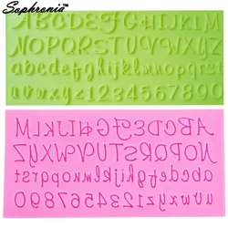 Sophronia M420 1 pcs Russian Alphabet Cake Decorating Silicone Cake Moulds Gumpaste Chocolate Baking Candy Pastry Molds