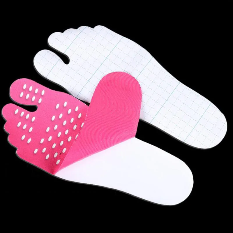 Swim Pool Adhesive Foot Pads Beach Mats Anti Slip Invisible Insulation Protection Barefoot Stick Insoles Footpads Sticker Shoes