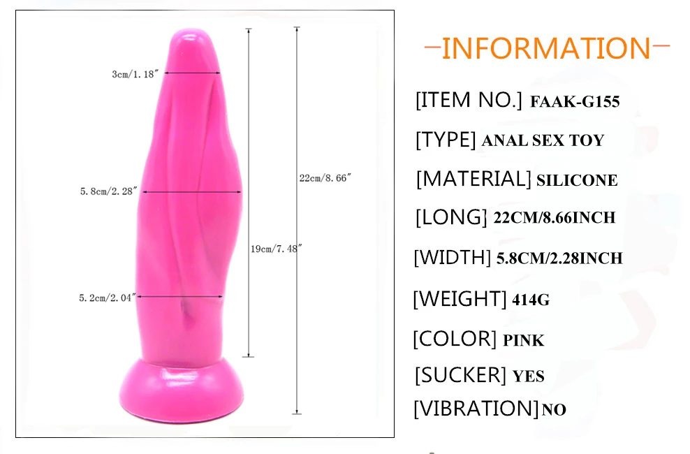 FAAK large anal sex toys with suction cup silicone anal dildo creative adult products couple women men fetish sex shop butt plug