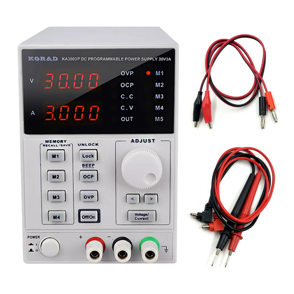 KORAD KA3003P Programmable Adjustable Digital DC Power 90W 30V3A UBS Interface Data Storage And Automatic Control Function