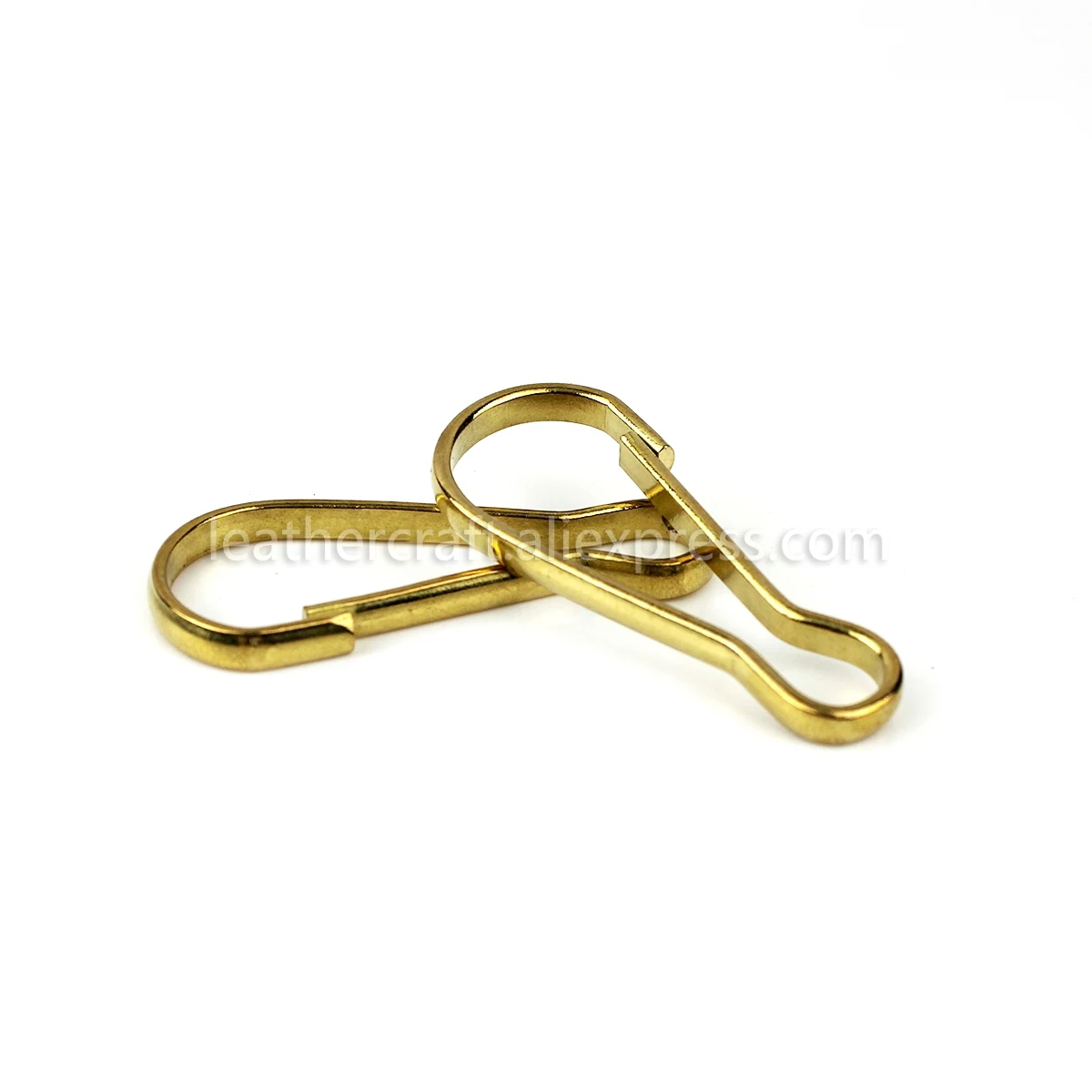 5 pcs Wholesale Solid Brass S-Ring Curtain Clasp Split Key Ring Hook Chain Loop none-spring gate 20mm/ 33mm/ 51mm simple hooks