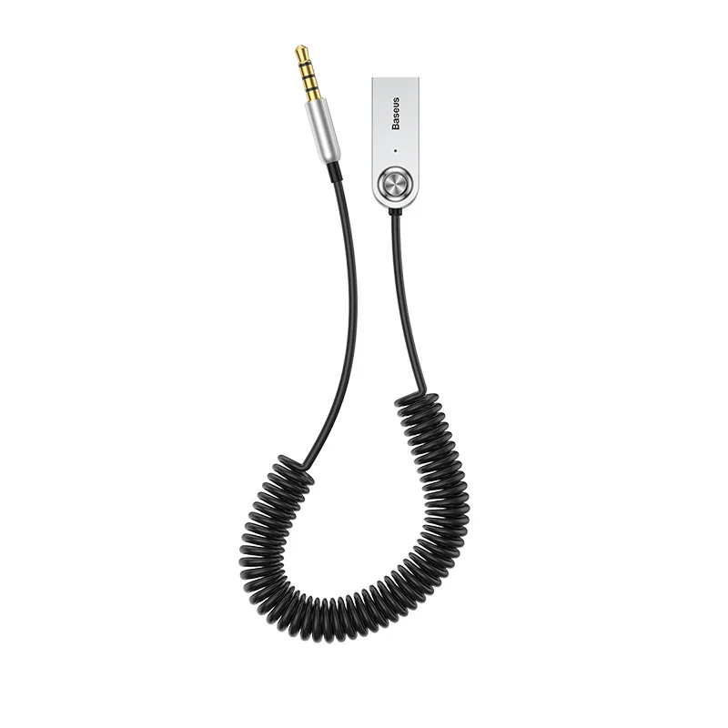 Bluetooth-AUX-Empfänger Für Auto & Zuhause – 3,5 Mm, Bluetooth 5.0, 16 Std. Akku, Freisprechen, Typ-C