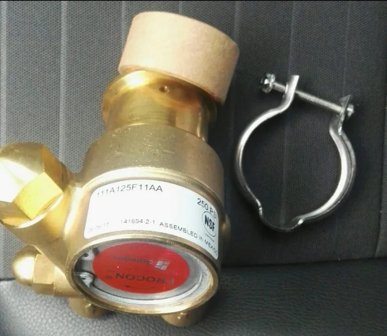 PROCON PUMP SERIES 1 BRASS ROTARY VANE W/RELIEF VALVE 125GPH 250PSI 3/8