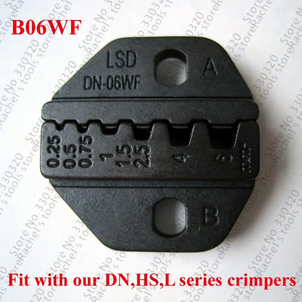 B06WF crimping jaw for wire end sleeves,cable crimping die set