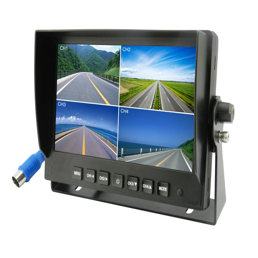 

China Manufacturer Mobile 360 Degree All In One Output 10.1 Inch Car Monitor 4 Channels Truck Camera System