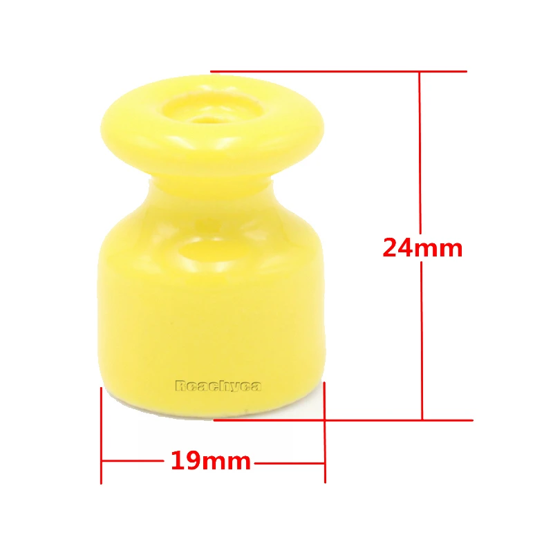 5 pieces 10 pieces 50 pieces Porcelain Insulator Ceramic Wiring Guider Fixings With Expansion Screws