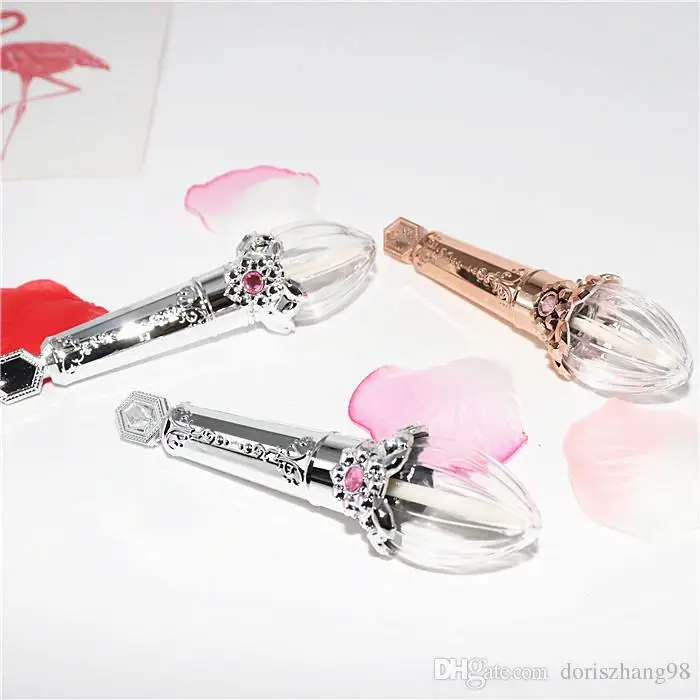 50 tubos vazios de brilho labial com varinhas de ouro e prata recipientes de brilho labial