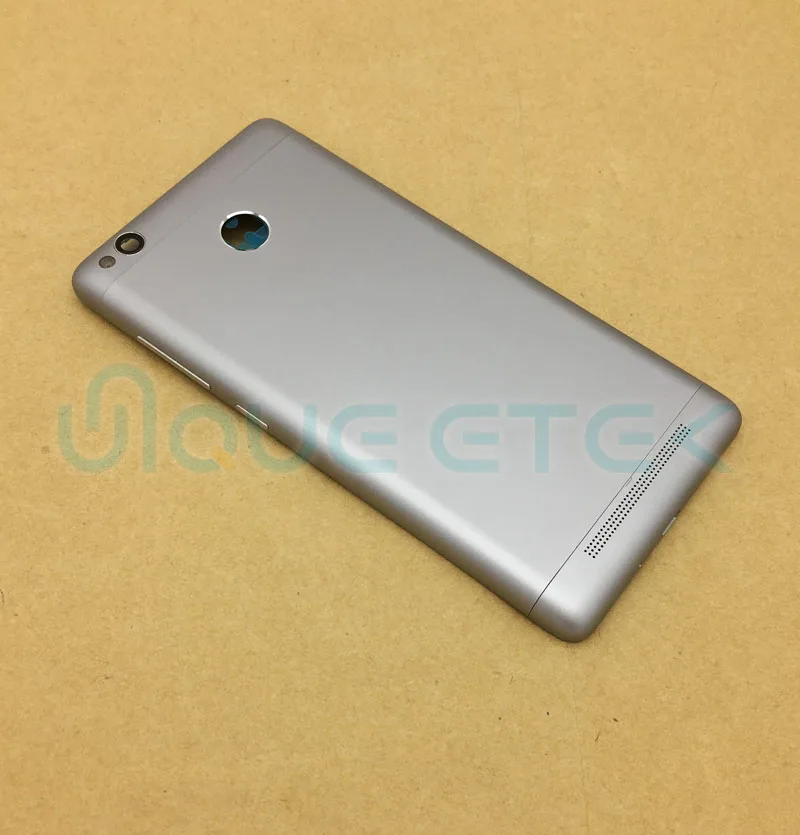 OEM for Xiaomi Redmi 3s 3 pro Battery Cover Back Door Housing + Side Buttons + Camera Flash Lens Replacement