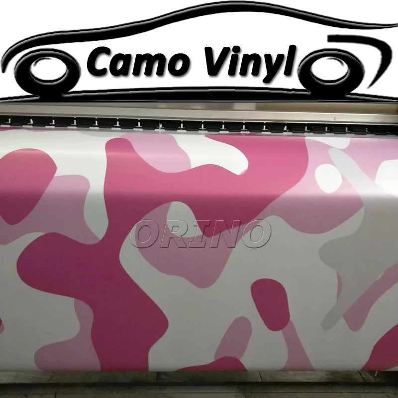 Pink de vinil camuflagem urbana, adesivo camuflado branco rosa para carros tamanho de 1.52 amento: 25/30*5/10/15/20/metros