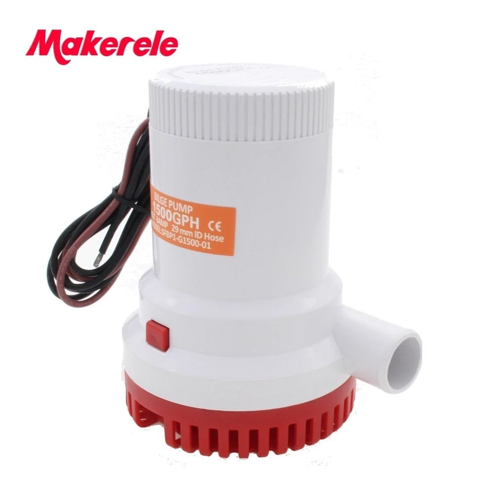 MKBP-G1500 12/24V rule 1500 gph bilge pump 1500 DCSP1500 12/24V DC bilge pump