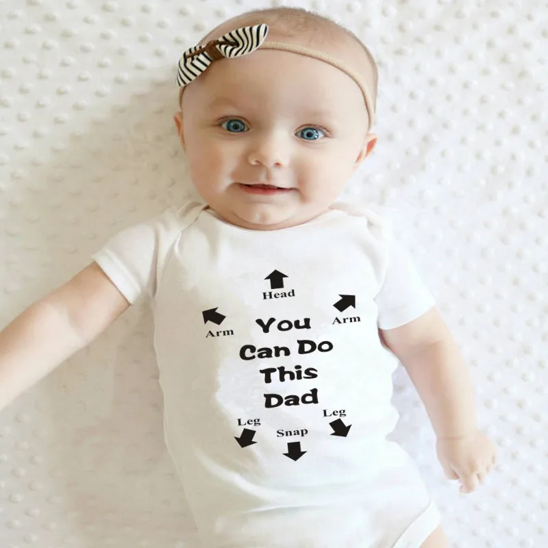 

You Got This Daddy Baby Romper Newborn Infant Girls Boy Short Sleeve Funny Cool Dad Cotton Rompers Jumpsuit Outfit Fathers Gift