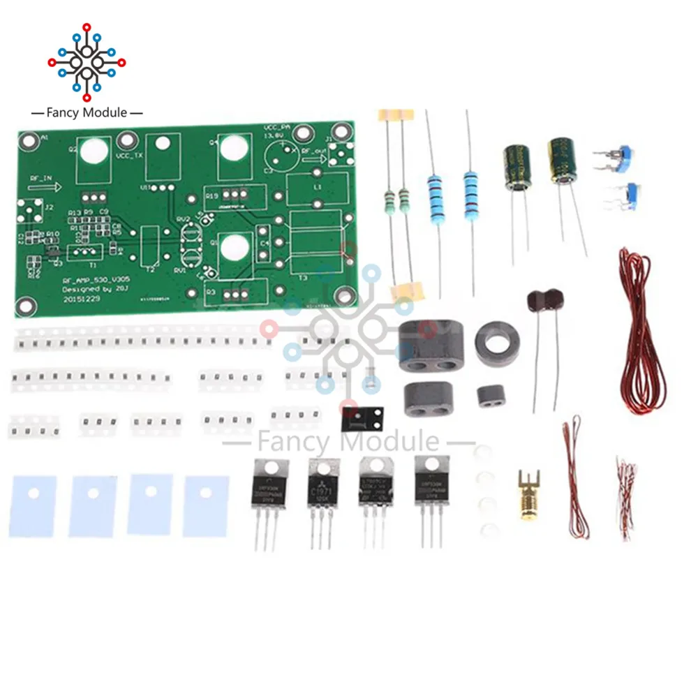 45W SSB Linear Power Amplifier for Transceiver HF Radio Shortwave Radio HF FM CW HAM DIY KITS