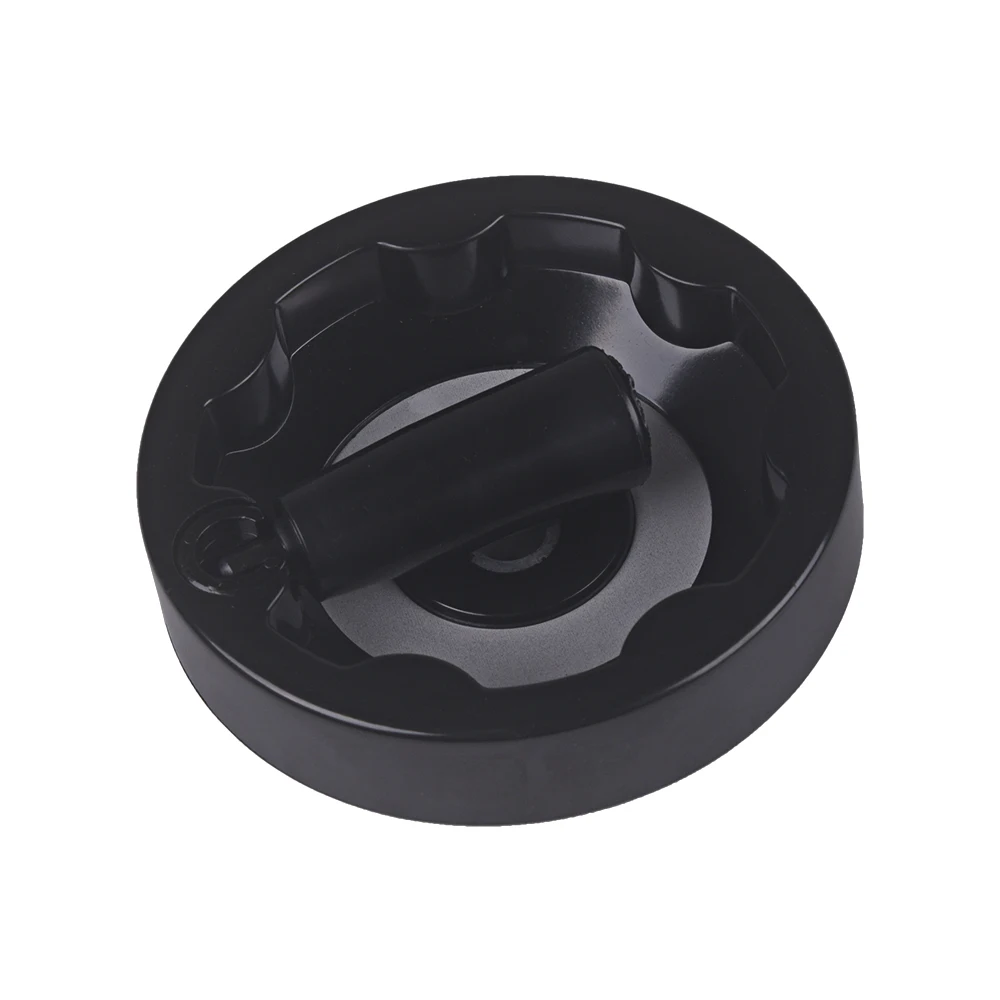 Black Plastic Diameter 125mm Hole 12mm Lathe Milling Machine Inside Ripple Hand Wheel With Revolving Handle Grip