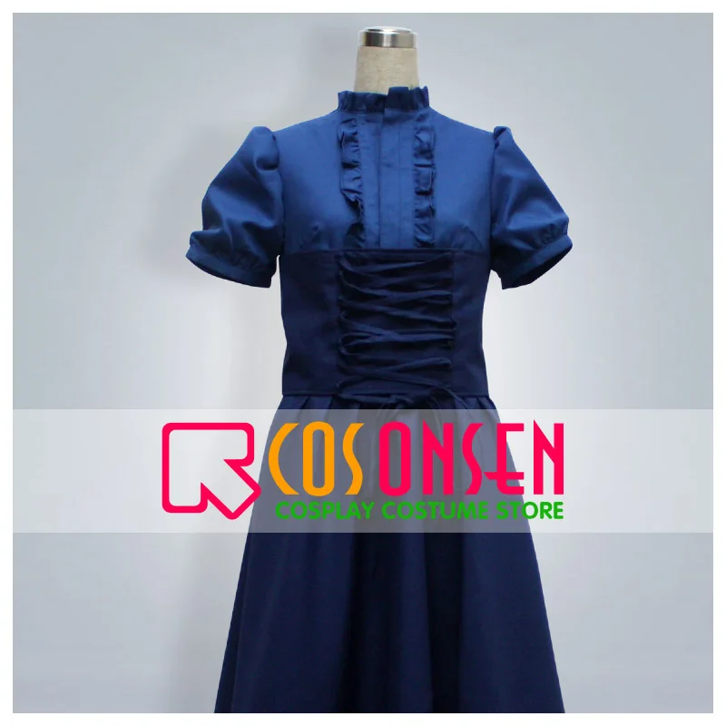 

COSPLAYONSEN Katekyo Hitman Reborn! Chrome Dokuro Cosplay Costume Western Style Blue Dress