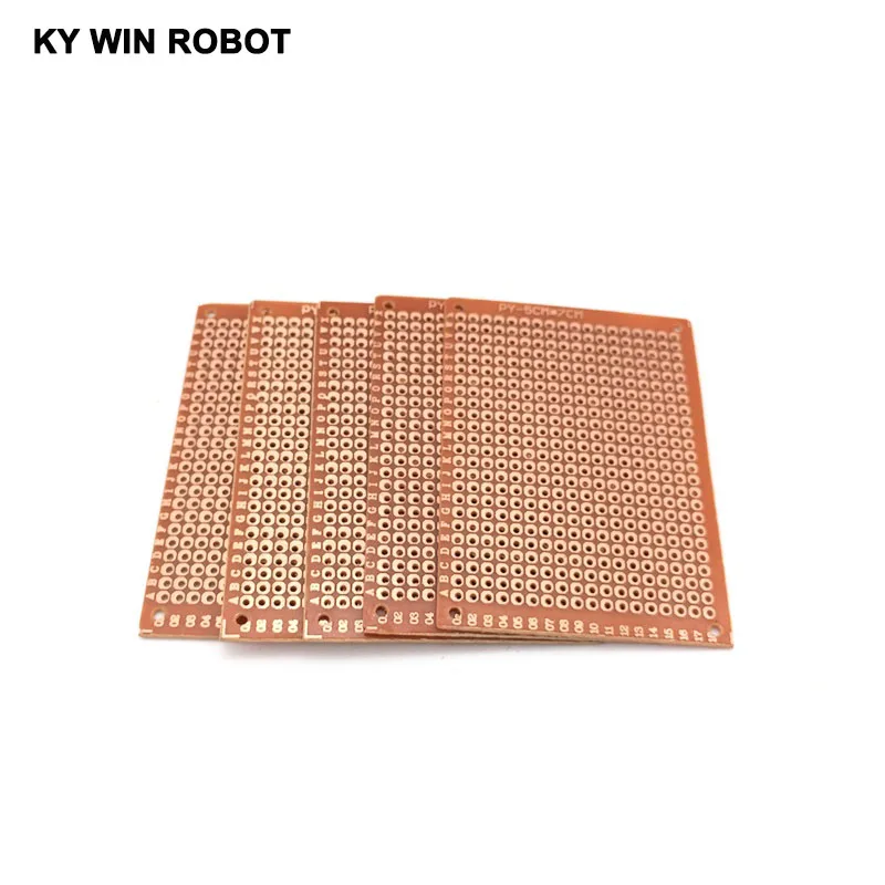 Obrázek 6: 10PCS/LOT DIY 5*7cm prototyp papír měď PCB (desky plošných spojů) univerzální pokus matice obvodový deska 5x7cm