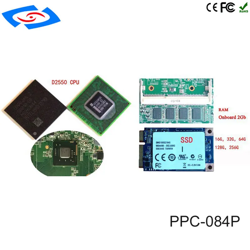 Painel pc sem ventilador embutido de alta qualidade, 8.4 polegadas, com sistema xp/win7/win8/win10/linux, suporte para modem 3g para educação escolar, mini pc