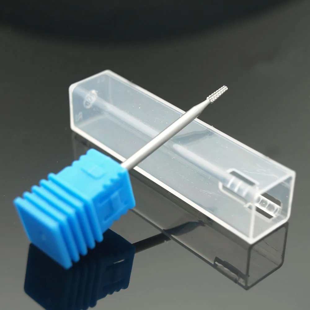 Silberner 3/32 Zoll Wolframkarbid-Nagelbohrer für Gel-Entfernung, Oberflächenreinigung, elektrische Feile, Maniküre, Pediküre – Detail 4