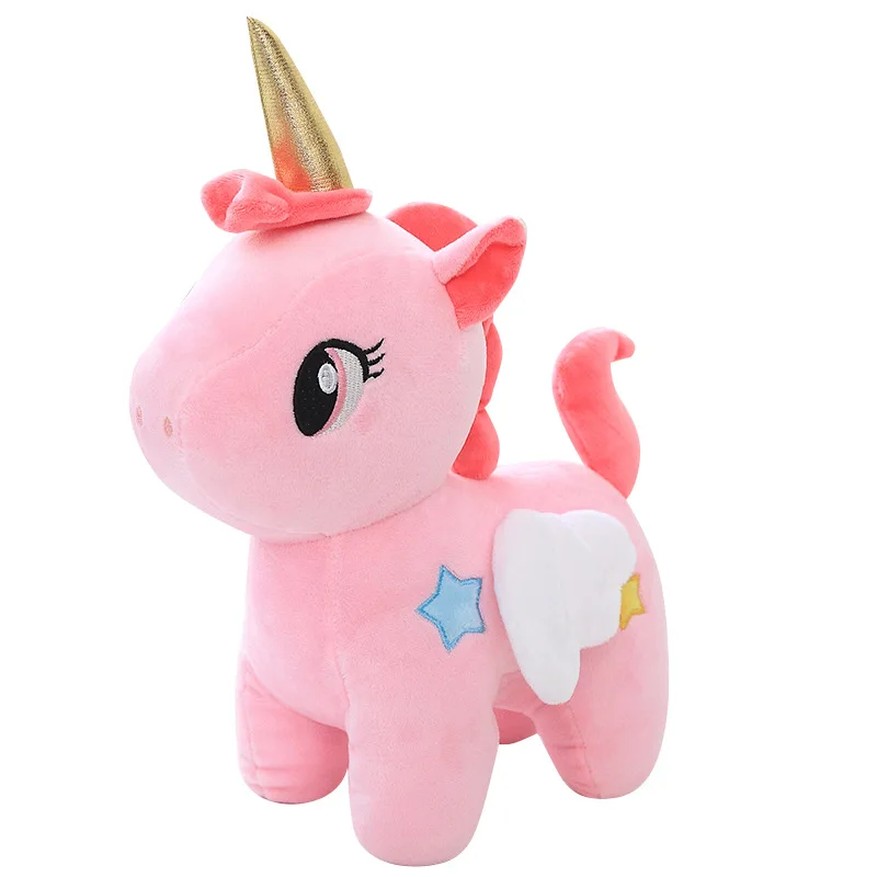 

Kawaii Plush Toy Soft Unicorn Doll Appease Sleeping Pillow Kids Room Decor Toy For Children Pupil Christmas Halloween present