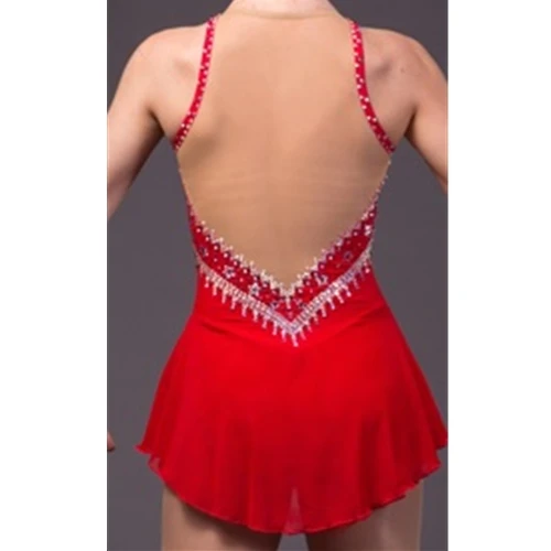 2016 Competition Figure Ice Skating Dresses For Women With Spandex Graceful New Brand Figure Skating Competition Dress DR2578