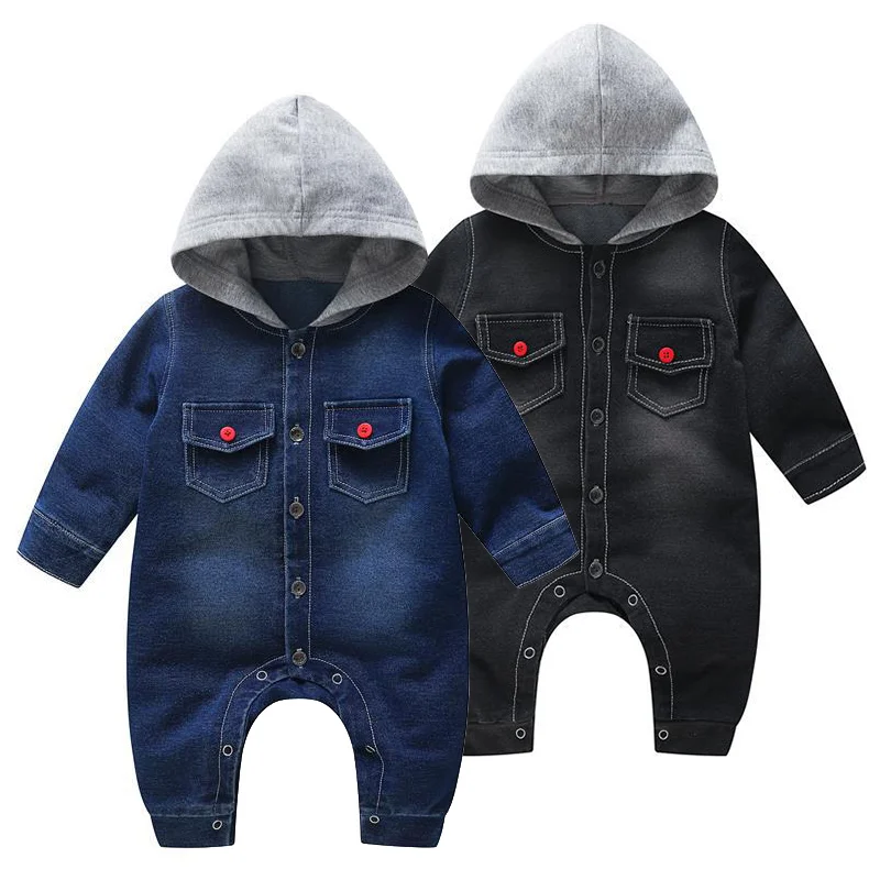 

Baby Jumpsuit Autumn Clothing Newborn Cotton Clothes Infant Long Sleeved Rompers Boys Bow Tie Climbing Roupa Pajama Outwear