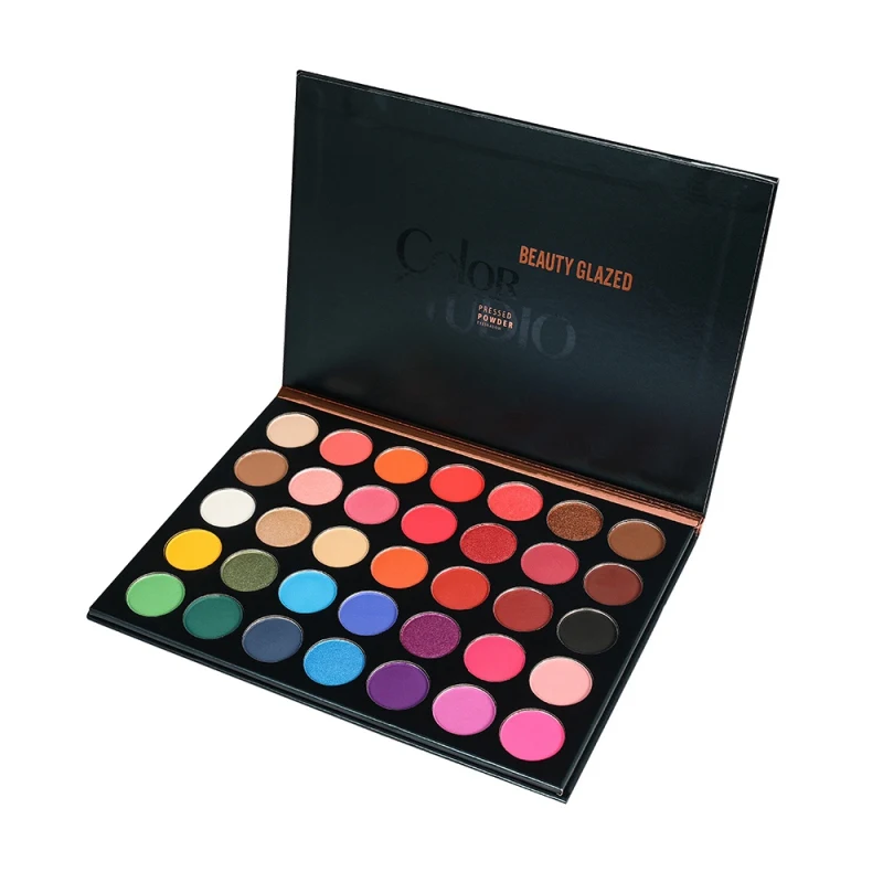 35 Colors Makeup Palette Eyeshadow Solid Diamond Shimmer Matte Waterproof Natural Highly Pigmented Smooth Club Maquiagem Beauty