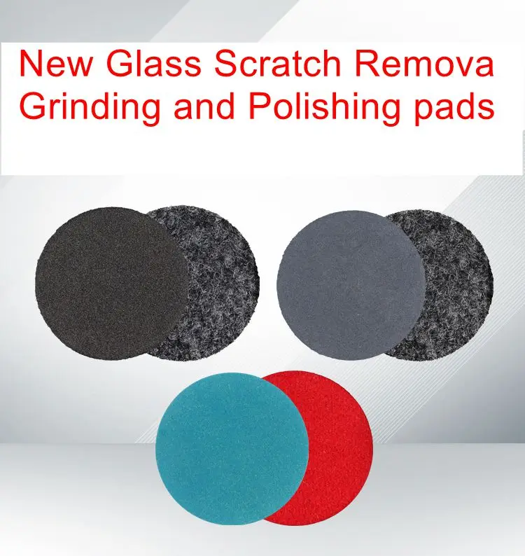 NEW grinding disc/abrasive pad for Glass Scratch Removal,For curtain wall/Tempered/aminated/automotive/car glass Scratch repair