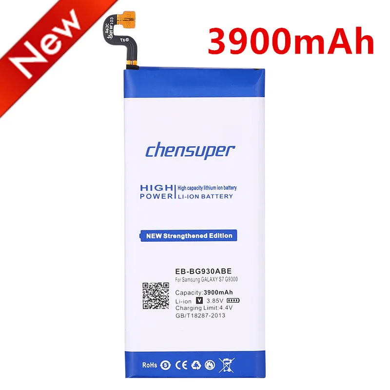 new 3900mAh EB-BG930ABE Battery for Samsung GALAXY S7 G9300 SM-G9300 SM-G930 G930 G930F