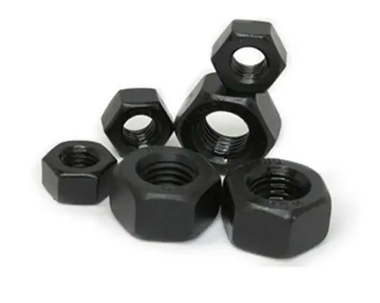 

20pcs Metric Thread M8/M10/M12 Black Carbon Steel Hex Nut Hexagonal Nut