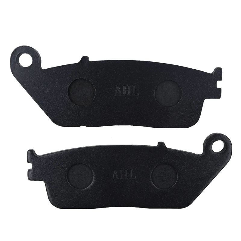 AHL 2 Pairs Motorcycle Brake Pads for HONDA NTV 650 NTV650 1988-1997 Revere Black Brake Disc Pad