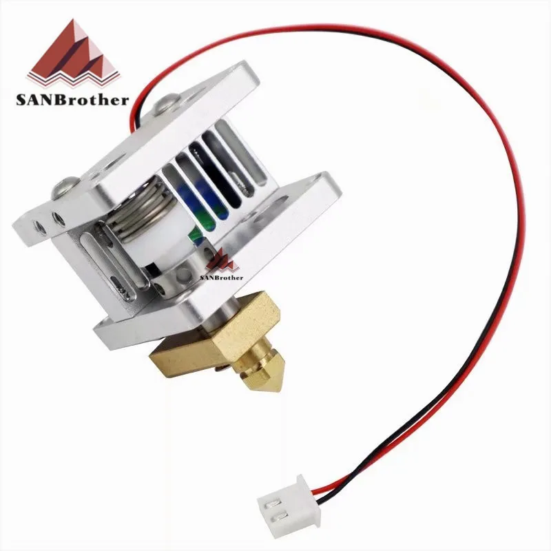 UM2+ 2 Extended+ UM2+ Olsson block nozzle kit with Heat Sink hotend header kit for DIY 3D printer 1.75/3mm filament