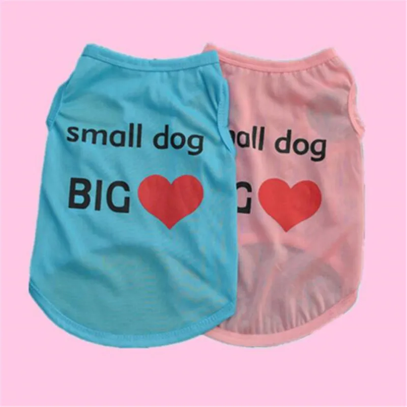 13 Styles Tshirt Dog Vest Summer Pet Puppy Dog Cat Clothes Shirt Black/pink/Red Dog Hoodies Tshirts Costumes Clothing Vests XS-L