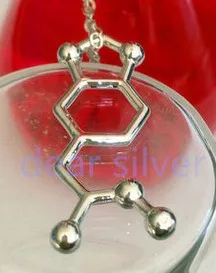 12pcs/lot Intimate molecule Molecular Formula necklace  Science students necklace