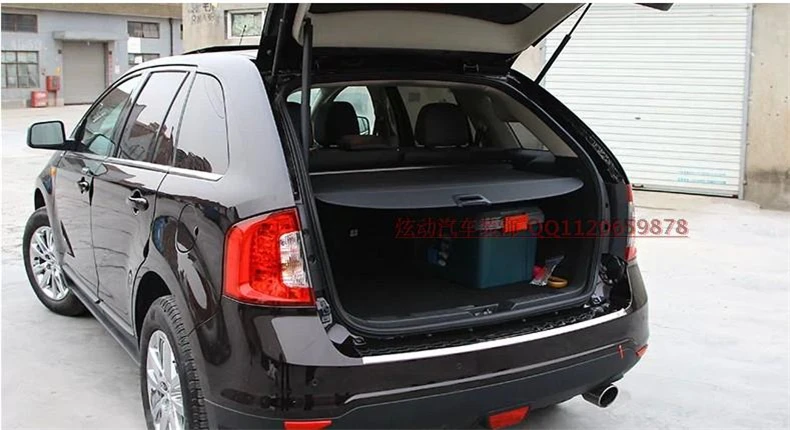 Rear Cargo Cover For Ford Edge 2009 2010 2011 2012 2013 2014 2015 Electric Switch Tail Door privacy Trunk Screen Security Shield